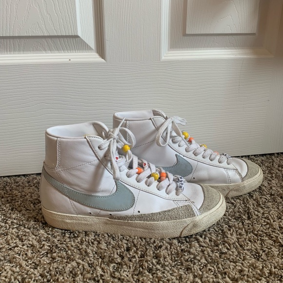 Nike Shoes - Baby Blue Nike Blazers women’s 9 men’s 7.5
